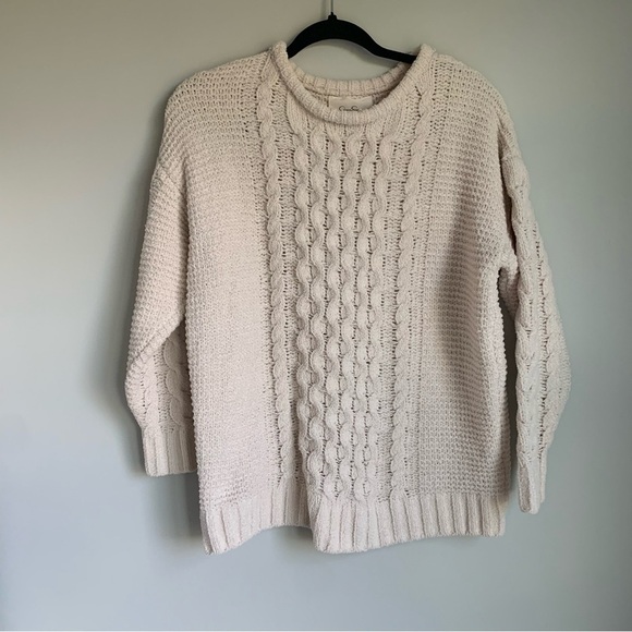 Jessica Simpson Chenille Cable Knit Sweater - Picture 1 of 4